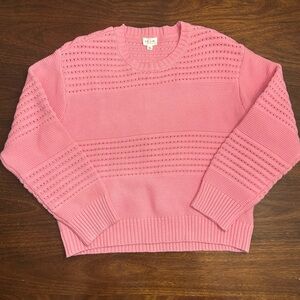 Le Lis Pink Crew Neck Sweater